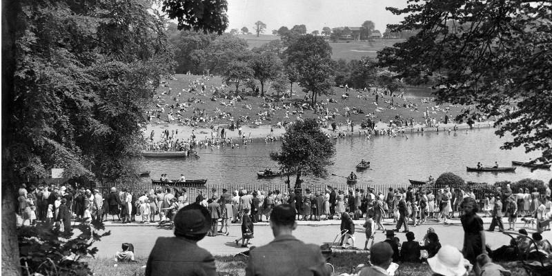 A rare glimpse of Leeds' parks through time