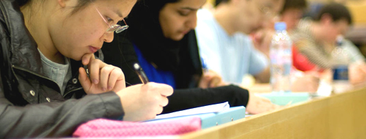 Students in a lecture