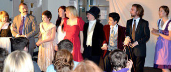 German students perform Ludwig Fulda's 