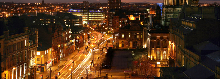 Birds-eye view of the Headrow