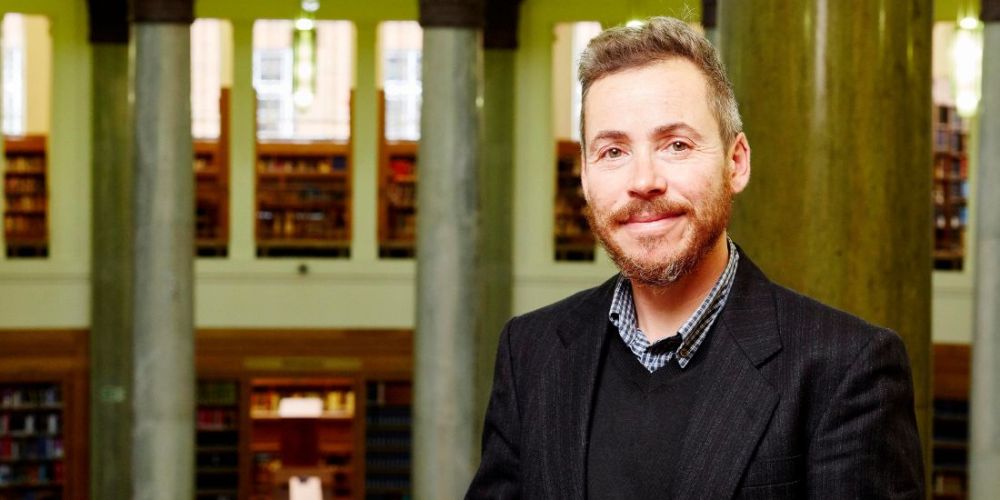 Headshot of Dr Jay Prosser in the Brotherton Library at the University of Leeds