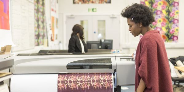 A student in the School of Design at the University of Leeds