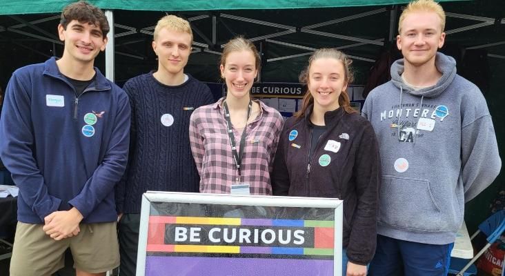 Morgan Thomas, Oliver Umney, Zoe Hancox, Victoria Moglia and Oliver Mills got children drawing and talking about robot doctors.