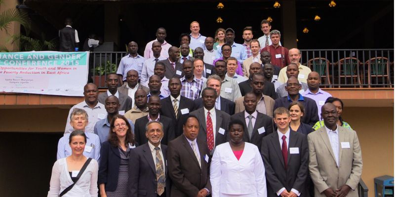 Delegates and the Hon. Flavia Munaaba Nabugere, Acting Minister for Water and Environment, at the first HyCRISTAL workshop in Kampala