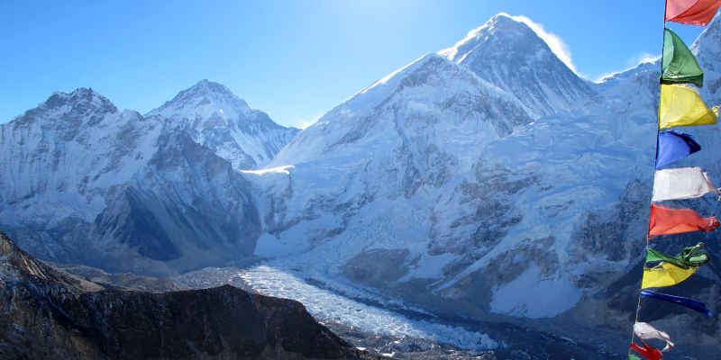 Mountain view in Himalayas