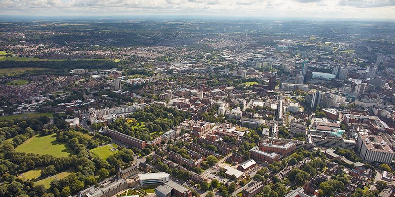 Leeds from the air