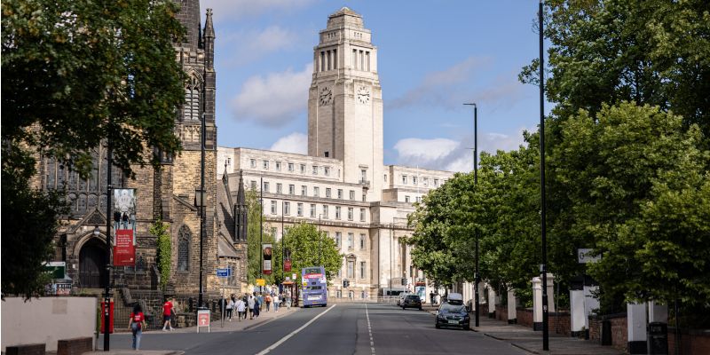 Street view with Parkinson Building prominent at the top.