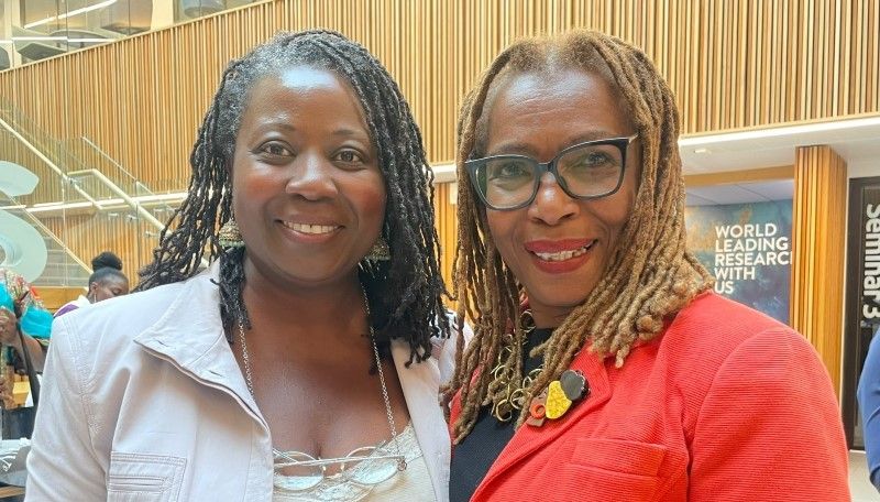 Professor Lisa-Dionne Morris and Professor Dawn Edge.