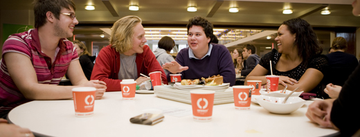 Group of students in the Refectory