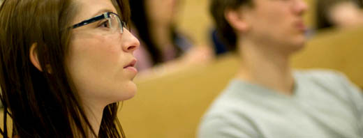Students in a lecture
