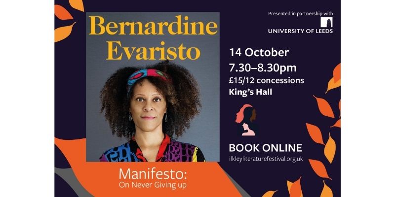 Details of Bernardine Evaristo's Manifesto event