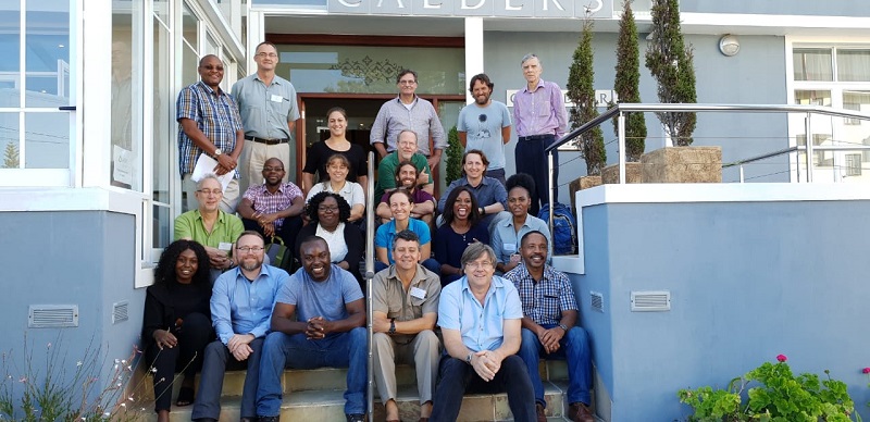 The project team comes from five continents, meeting here in the town of Fish Hoek in South Africa.