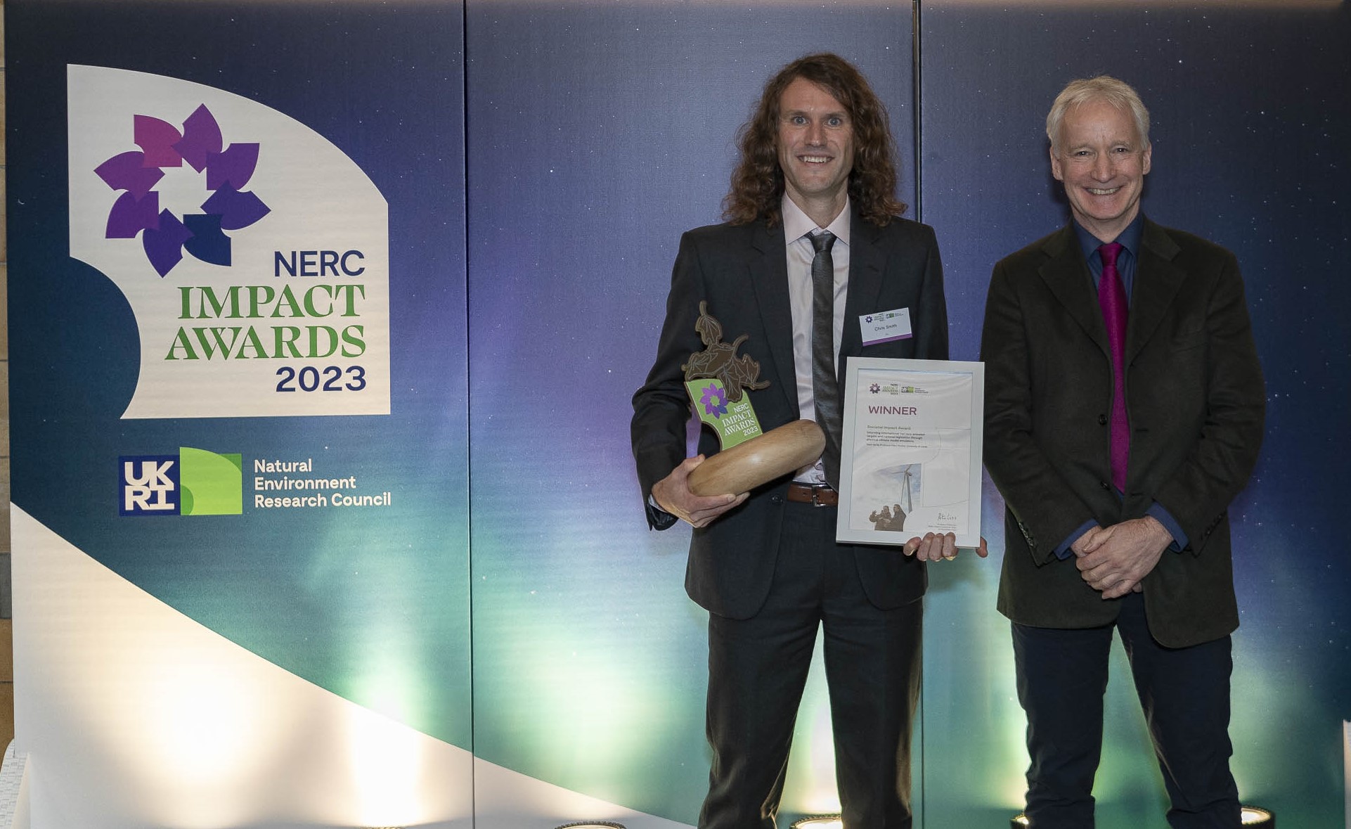 Dr chris smith NERC Awards