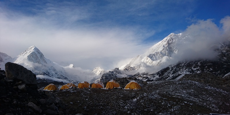Khumbu Glacier camp