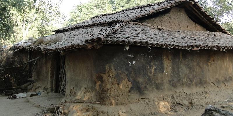 A traditionally built earthen home.