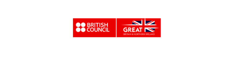 British Council logo and Great Britain & Northern Ireland logo.