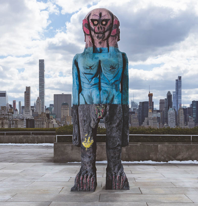 Huma Bhabha, We Come in Peace (2017). Courtesy of the artist and Salon 94, New York