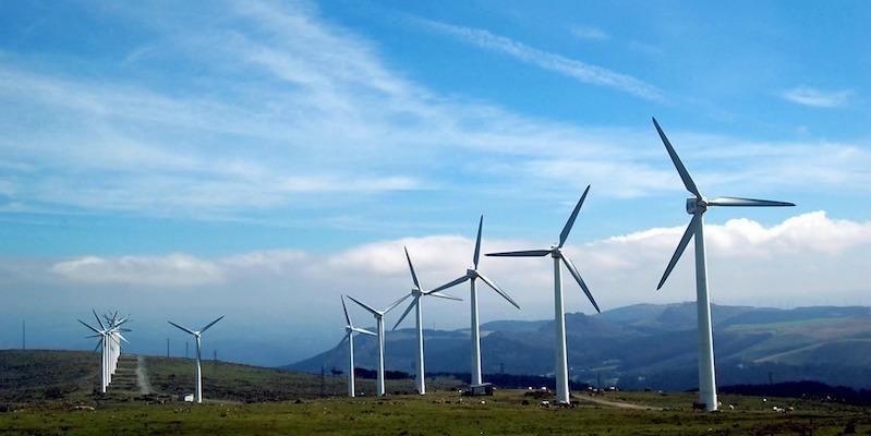 wind farm stock photo from Pixabay
