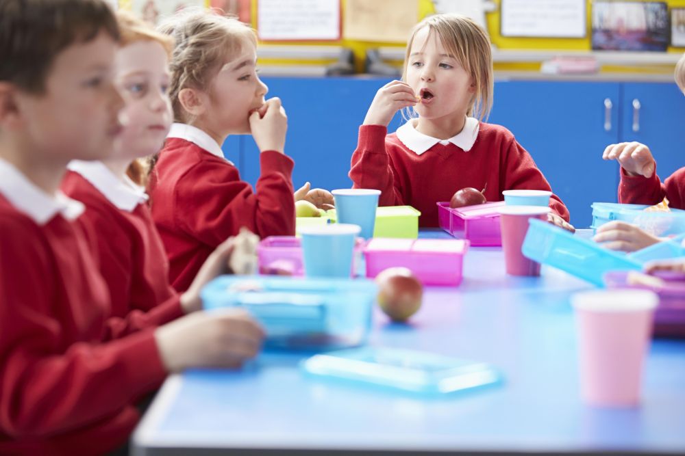 Children eating