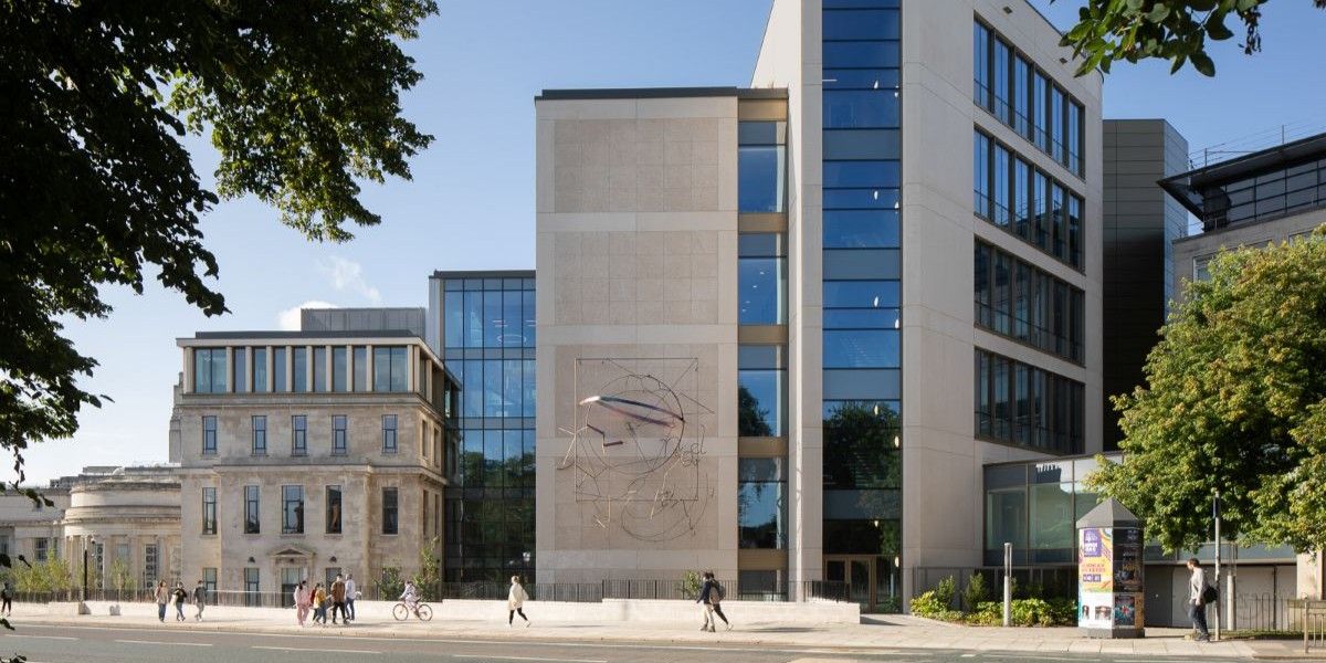 Exterior view of the Sir William Henry Bragg Building.