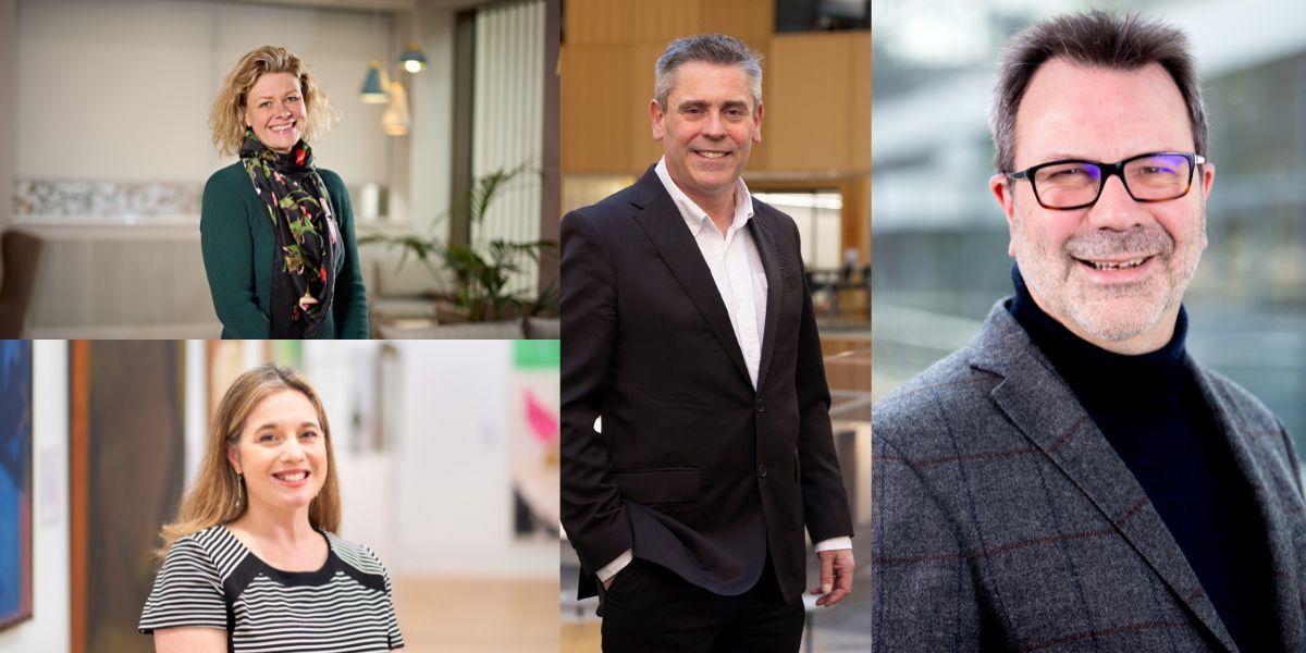 Civic Exchange Fellows Karen Burland Clark, Layla Bloom, Chris Warrington and Gary Dymski.