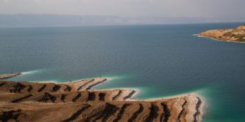 The Dead Sea shoreline