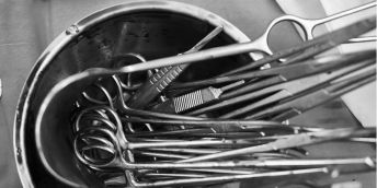 Image shows a number of operating instruments