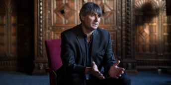Professor Simon Armitage in the School of English at the University of Leeds