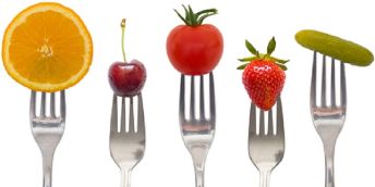 Forks and food