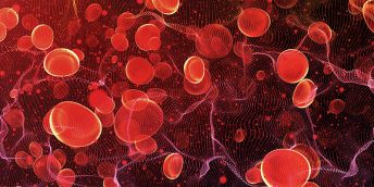 Stock visualisation of a blood clot.