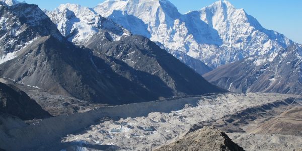 Khumbu glacier tongue