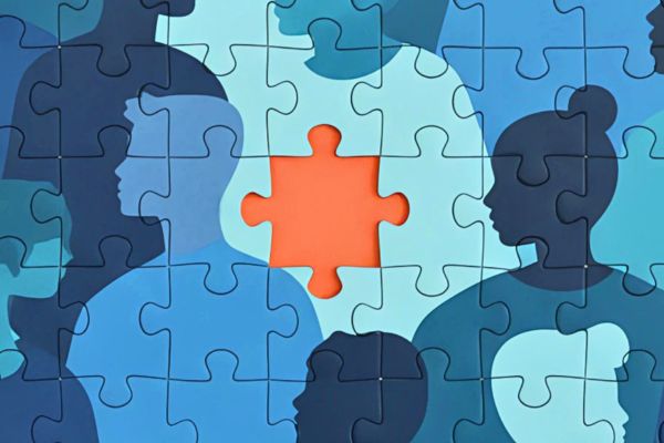 A jigsaw is used as a visual representation of children's services, with a piece missing.