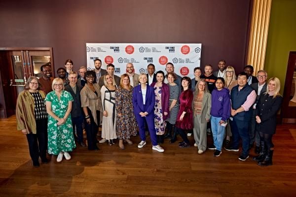 Mayor Tracy Brabin with the 19 Mayor's Big Ideas Challenge finalists.