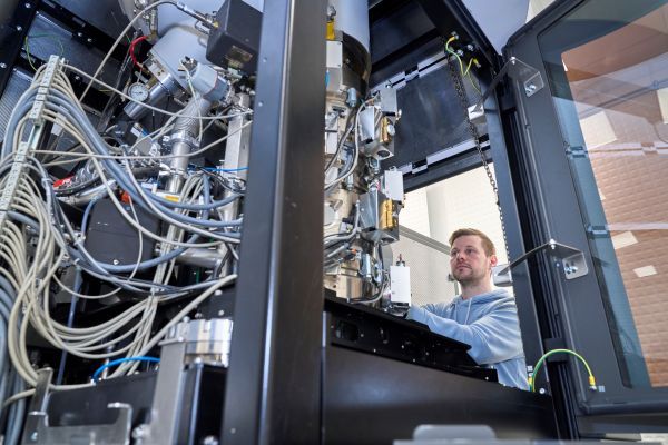 A researcher uses some scientific equipment