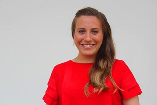 Astrid Scheuermann smiling at the camera.