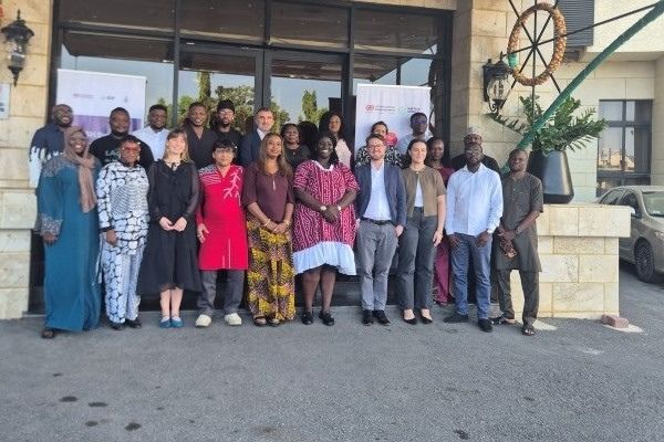 The WASH Systems for Health team during a workshop in Abuja, Nigeria