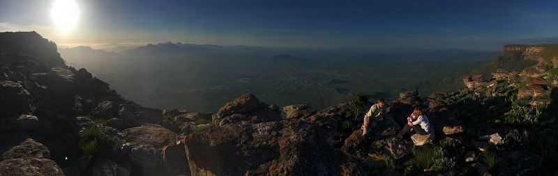 Tundavala Gap in Angola. The western escarpment of Angola is home to many rare plants.