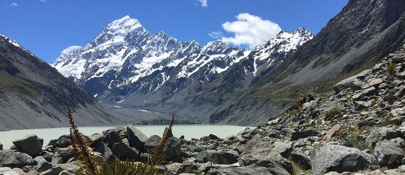 Hooker lake new zealand 2018