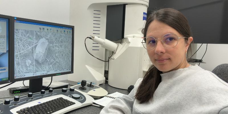 Alma Palacios Marin while studying in the School of Design