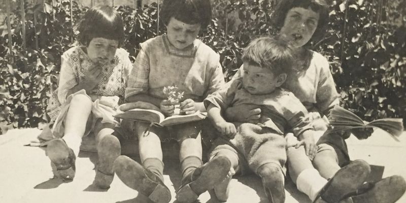 The Altounyan children who inspired Ransome's fictional Walker children in his children's books