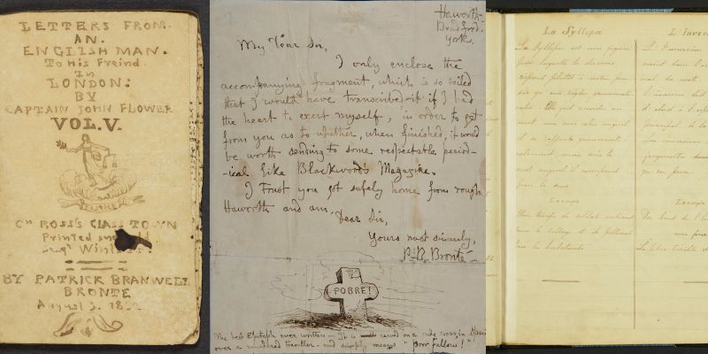 Books and letters by Branwell Bronte