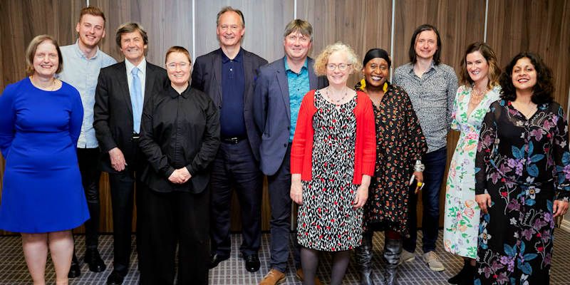 The five shortlisted poets with judges of the inaugural Brotherton Poetry Prize at the University of Leeds