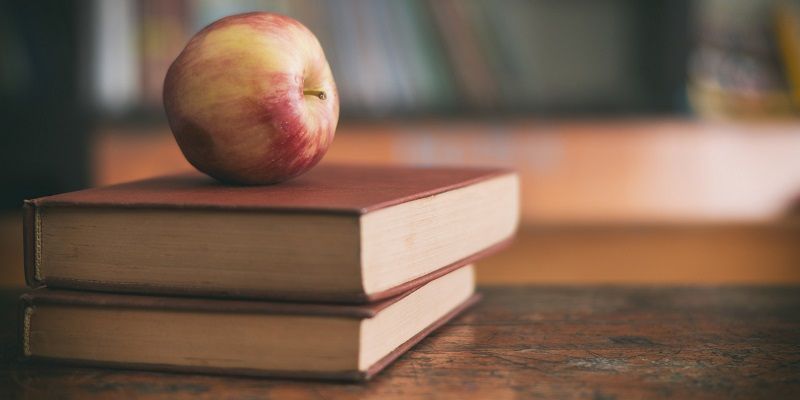 apple and books