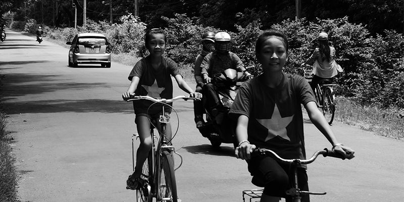 Kids on bikes