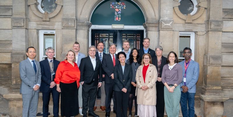Delegates outside the Thackray Medical Museum