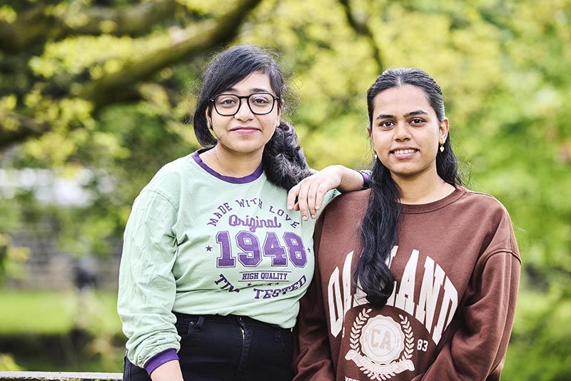 Amrita Chattoraj and Priya Varghese.