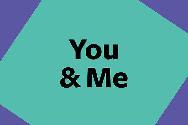 You and me graphic