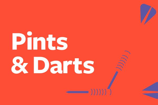 pints and darts graphic