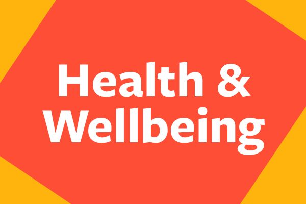 Health and wellbeing graphic