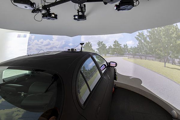 A driving simulator